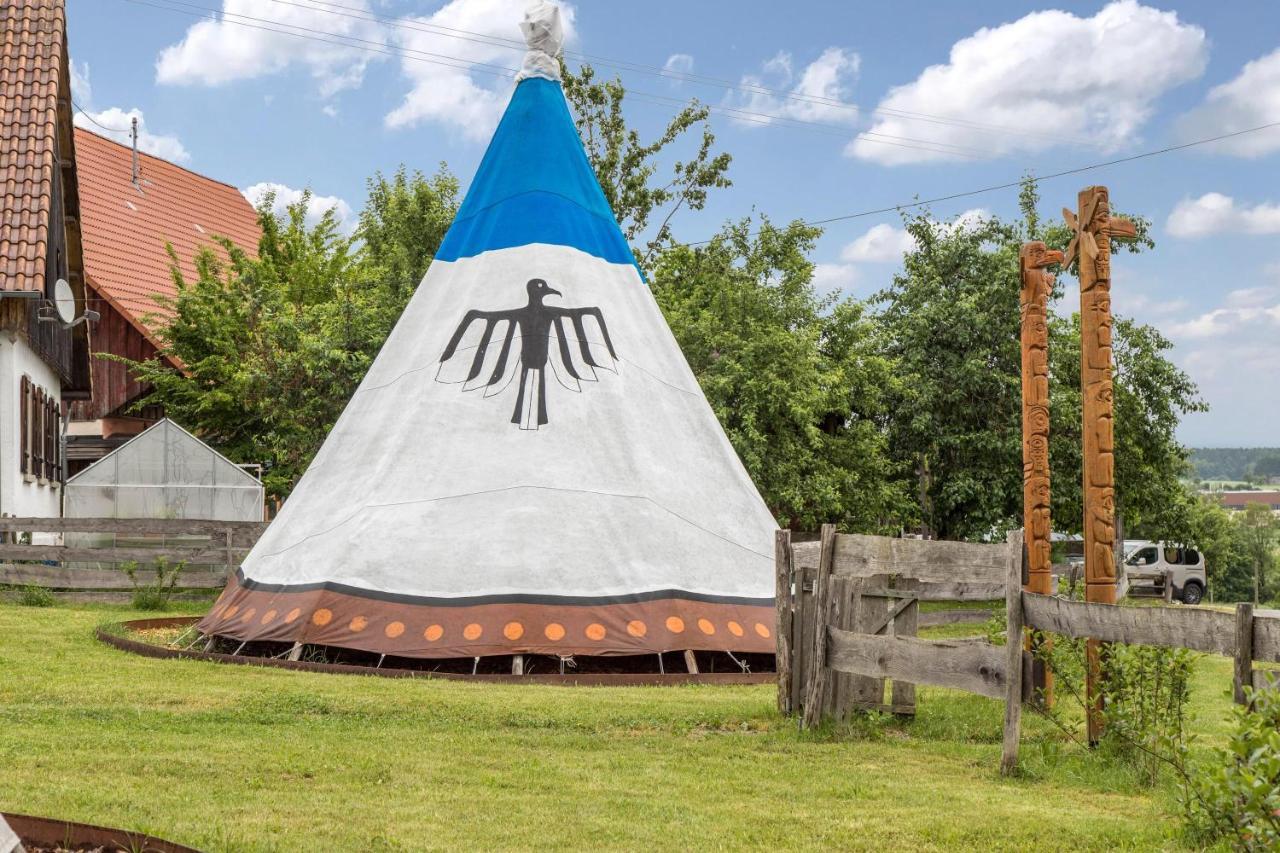 Ferienwohnung Tipihof Sauldorf Esterno foto